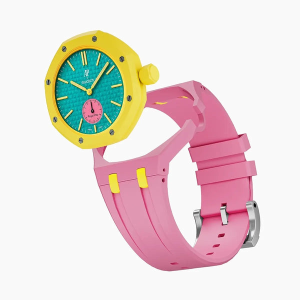 Swatch X AP Royal pop - otg roz pink yellow